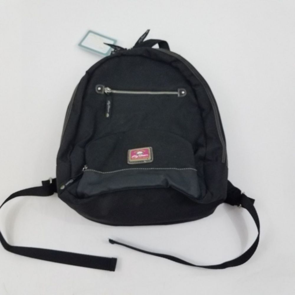 Lily‎ Bloom Backpack Bag Black Varsity Style Solid
